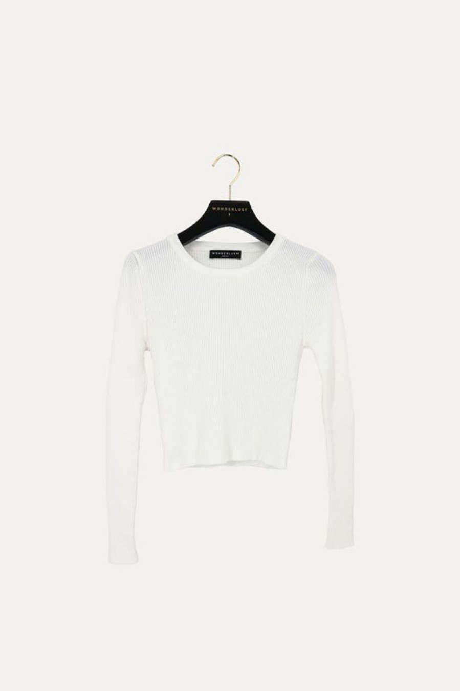 Women Wonderlust | Ribbed Round Neck Top