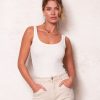 Women Wonderlust | Kate Scoop-Neck Vest Ribbed