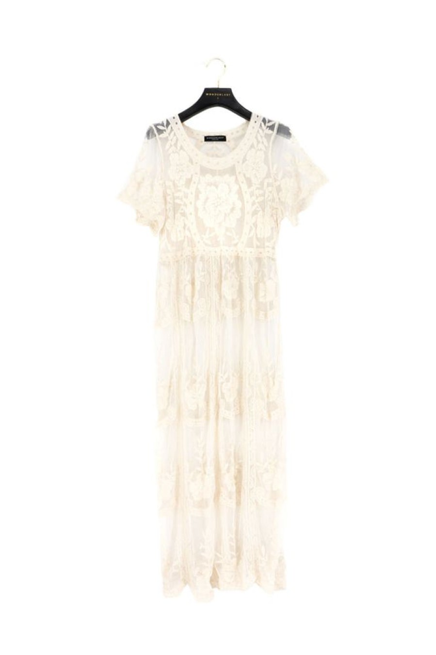 Women RosaMode | Iris Lace Dress- Autumn Edition Beige