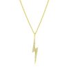 Women LaviniaBelle | Bolt Crystal Necklace