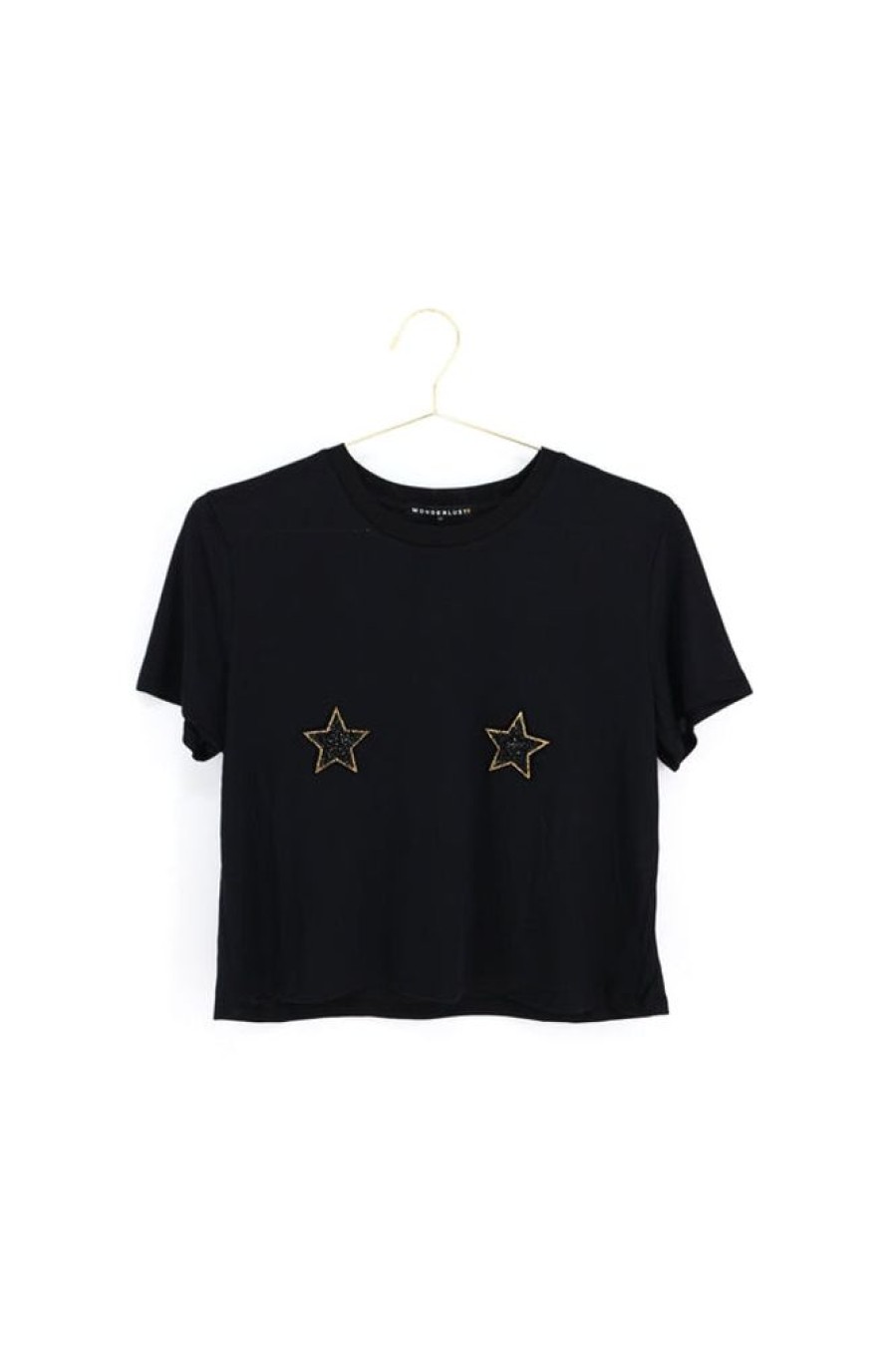 Women Wonderlust | Star Power Tee Black