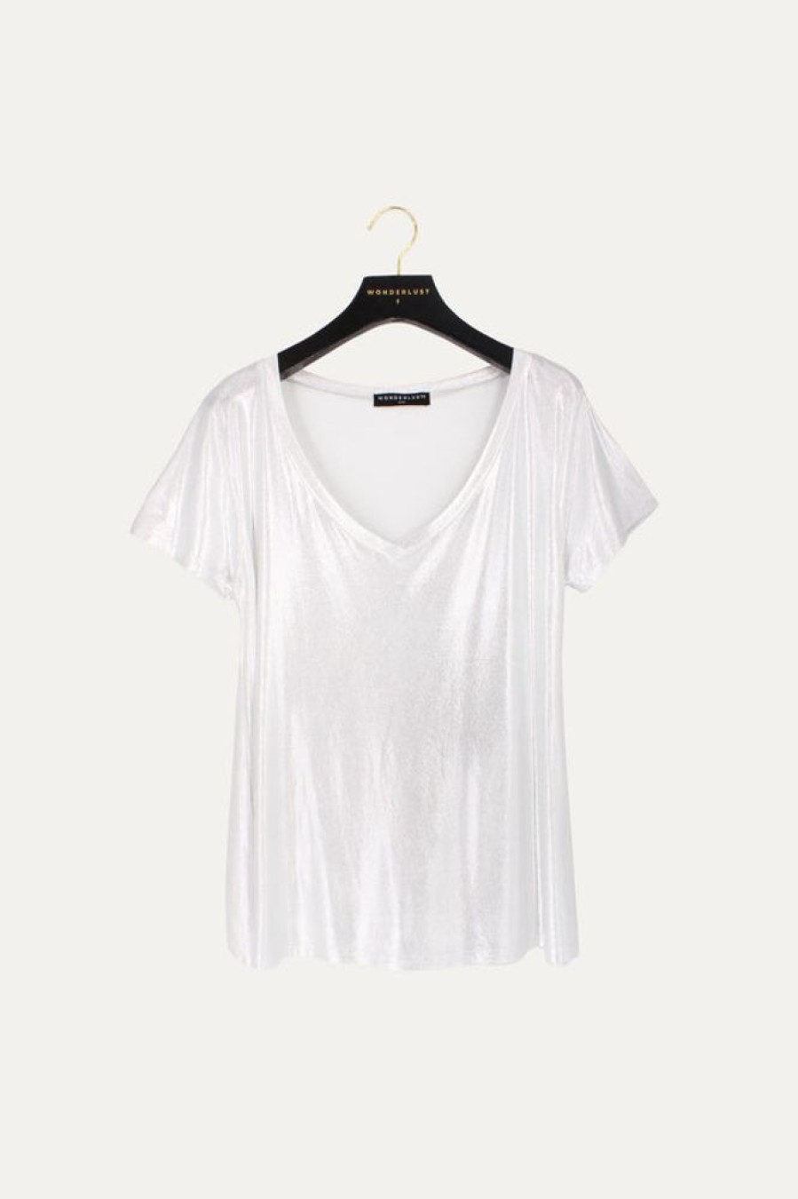 Women Wonderlust | Metallic Tee