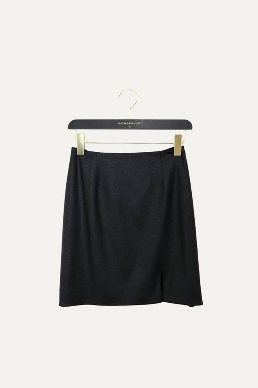 Women Wonderlust | Pleather Mini Skirt Black