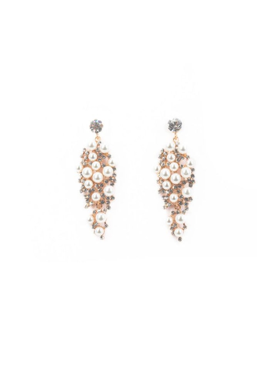 Women LoveRocks | Pearl Cluster Earringsy