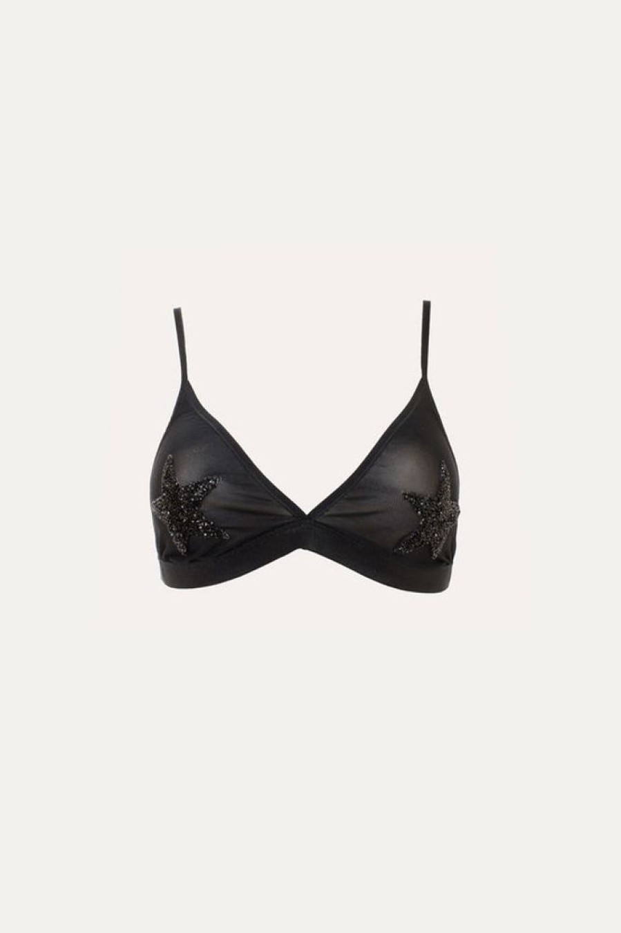 Women Wonderlust | Top Shelf Triangle Bra Black