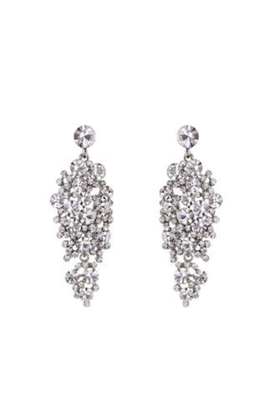 Women LoveROCKS | Crystal Cluster Earrings