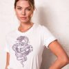 Women Wonderlust | Snake And Skull Tee