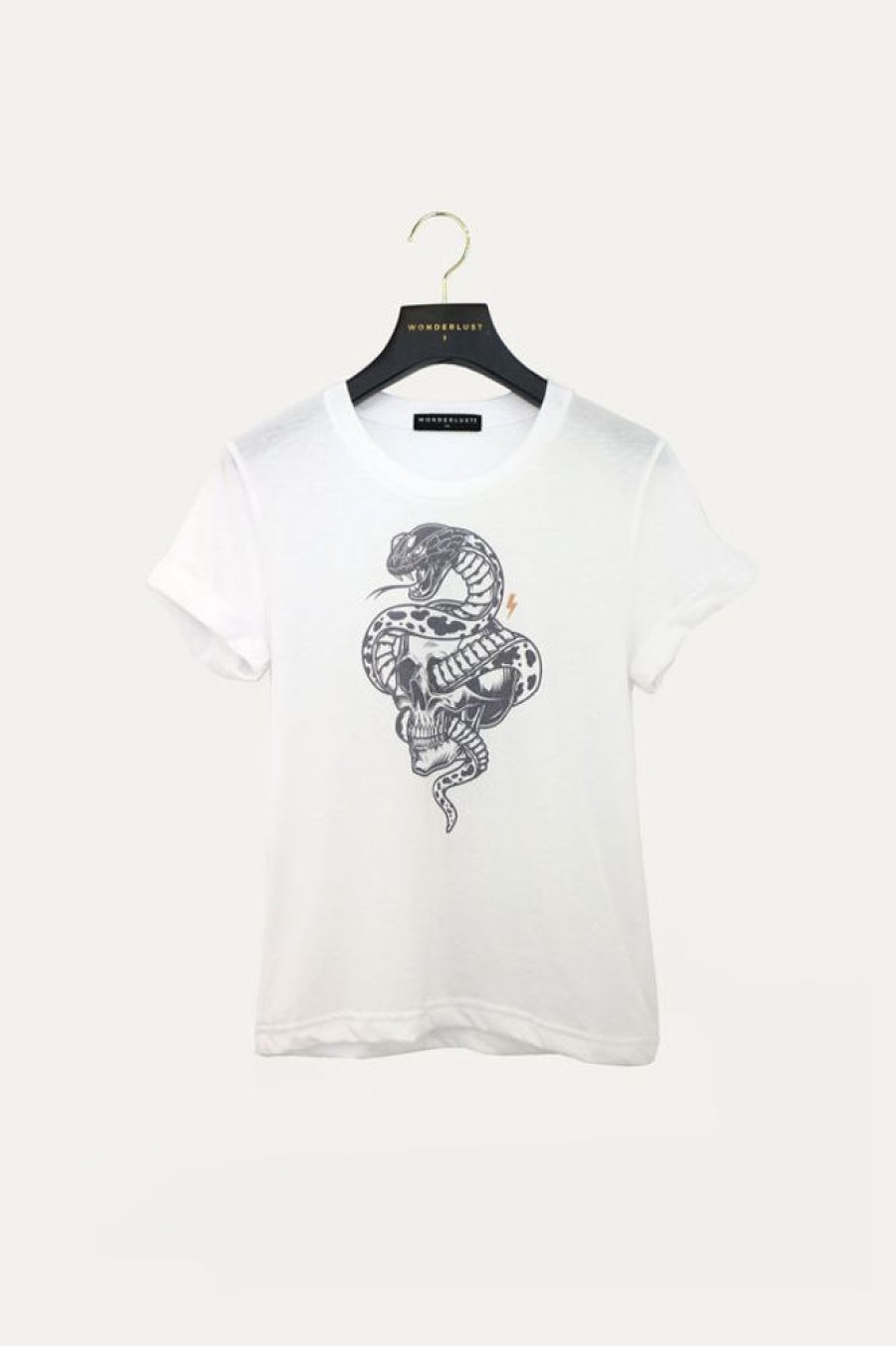 Women Wonderlust | Snake And Skull Tee