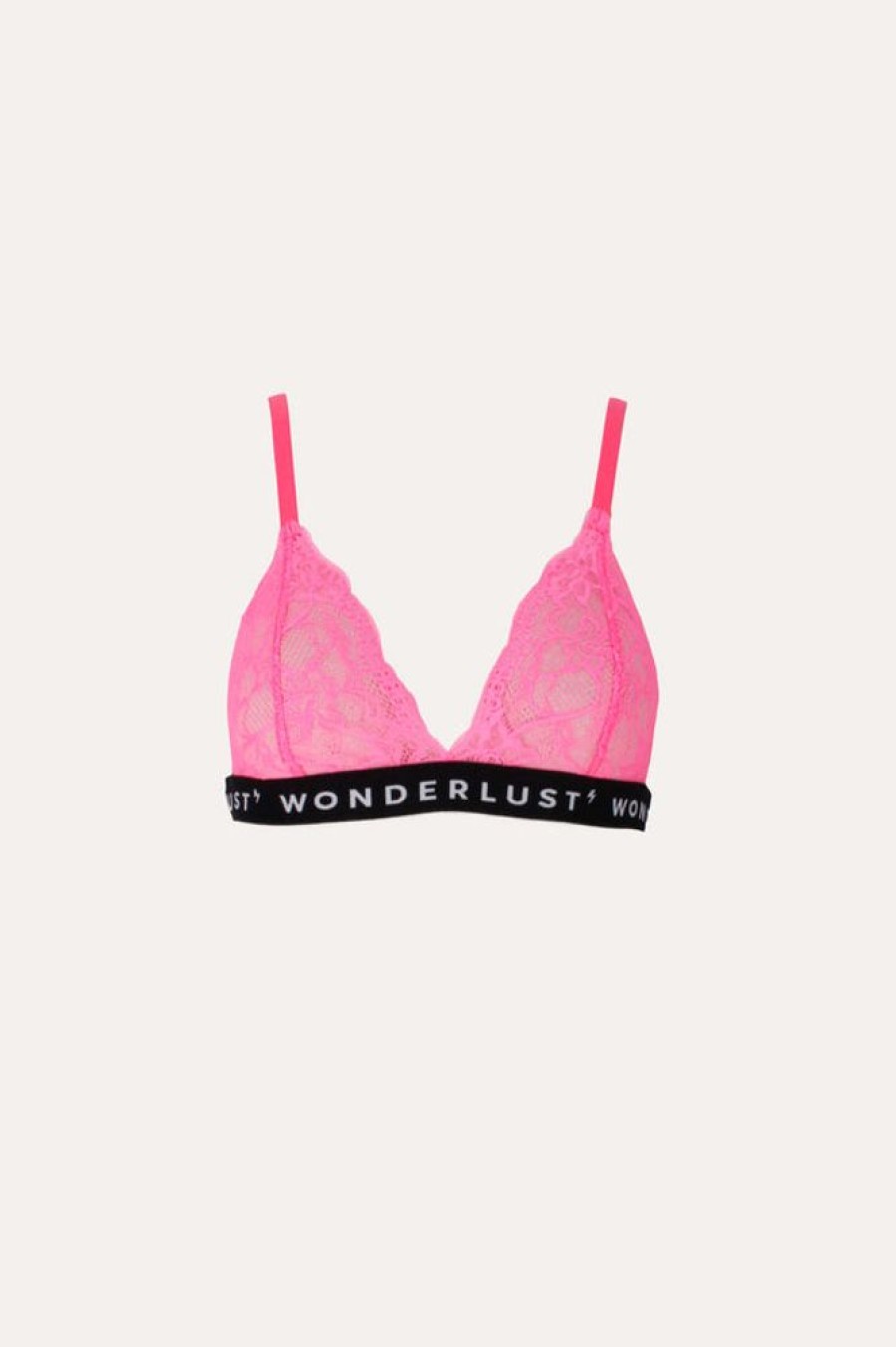 Women Wonderlust | Sports Luxe Bralette & Briefs Pink Edition