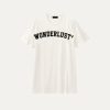 Women Wonderlust | College Couples Crew Neck T-Shirt