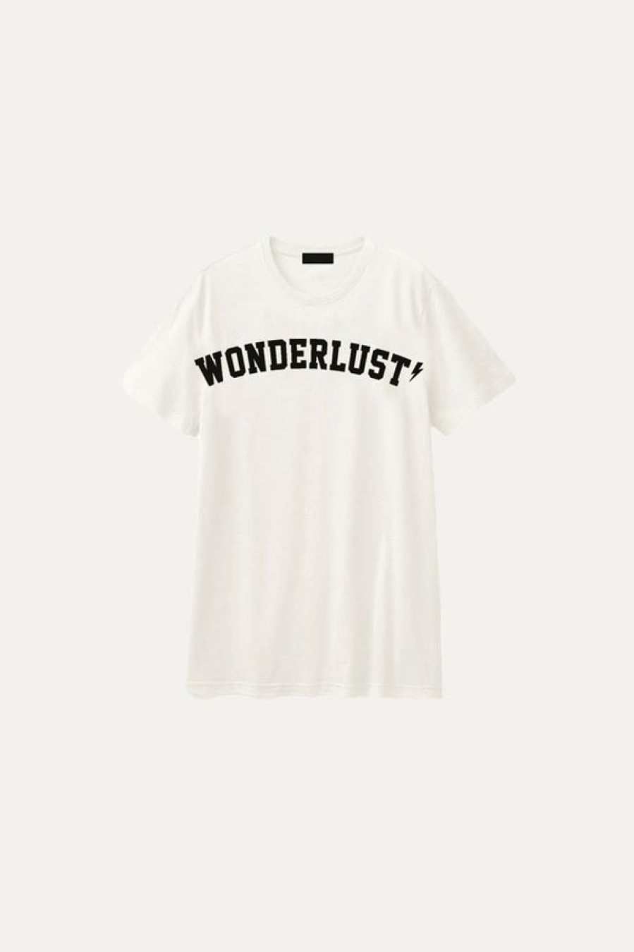 Women Wonderlust | College Couples Crew Neck T-Shirt