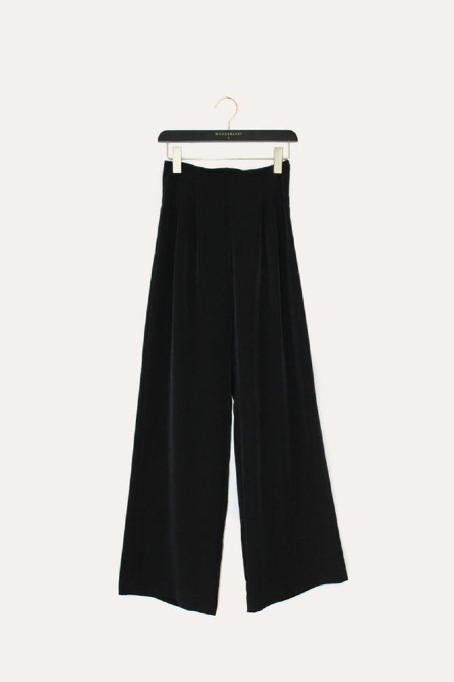 Women Wonderlust | Harry High Waisted Palazzo Trousers Black