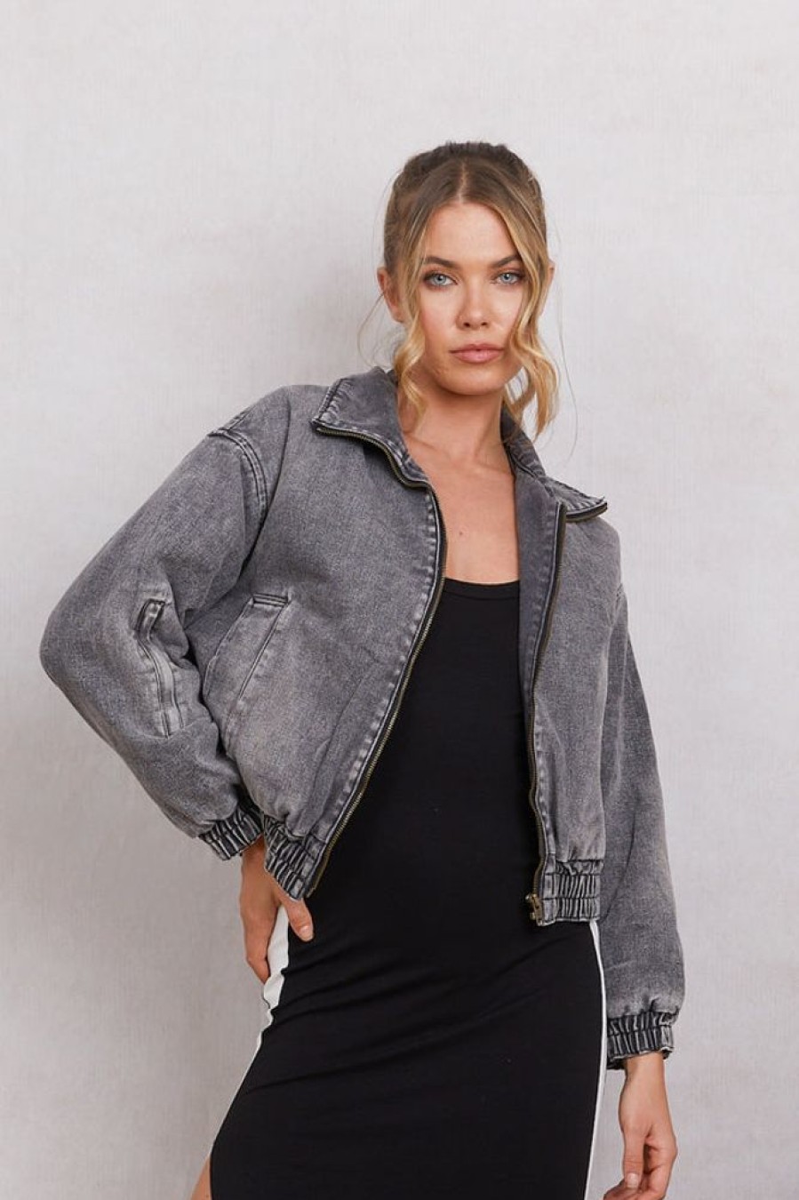 Women Wonderlust | Crew Stonewash Jacket