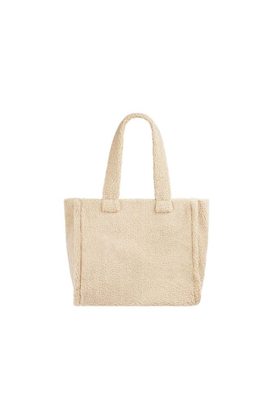 Women Wonderlust | Teddy Tote Shoppers Cream Teddy