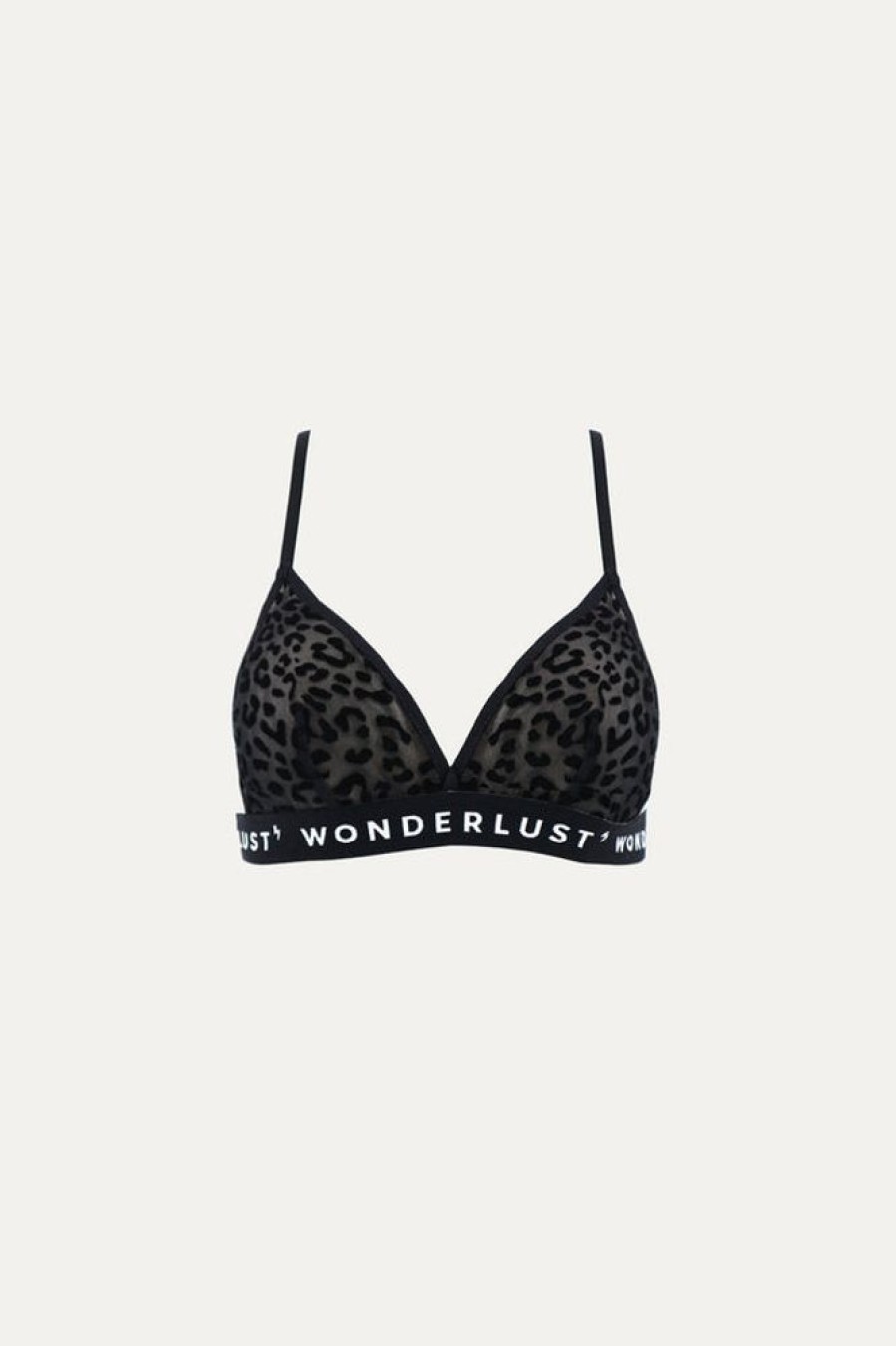 Women Wonderlust | Black & Leopard Barely There Lingerie